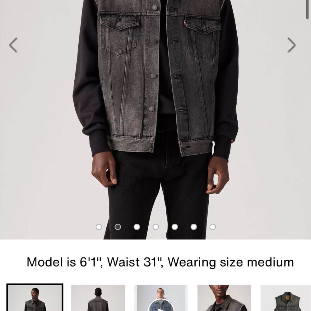 Levi’s Men's Relaxed Fit Trucker Vest